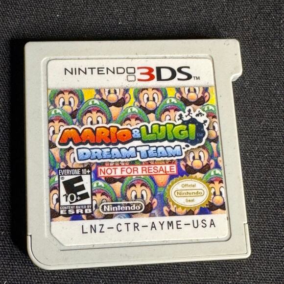 Mario and Luigi dream team not for resale for Nintendo 3ds - Picture 1 of 2